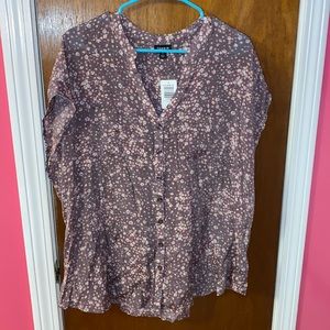 NWT button down blouse